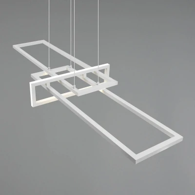 Afbeelding van Trio Led hanglamp Salinas 110cm wit 320310331