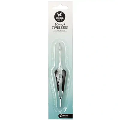 Afbeelding van Tweezers soft grip fine tip Essentials Tools nr.03