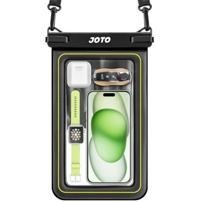 Afbeelding van JOTO Waterdichte drijvende telefoonhouder, float clear dry bag, mobiele tas voor iPhone 14 13 12 11 Pro Max XS XR 8 7 Galaxy Pixel tot inch, cash credit card horloge portemonnee