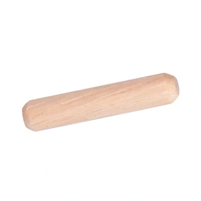 Afbeelding van 50 STUKS Houten Paspennen Deuvel Set M6x30mm Ronde Gekarteld Hardhout Gegroefde Schroef, Sleutel