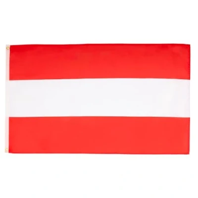 Afbeelding van AZ Flag Austria Large 5x8 Ft 100D Polyester Austrian Big Banner with Two Metal Grommets Fade Resistant Vivid Colors 5&#039; x 8&#039; Feet 250x150 Cm