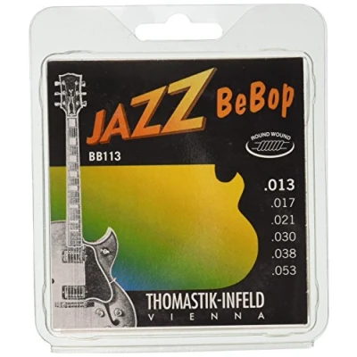 Afbeelding van BB113 E snaren 13 53 BeBop Roen wound medium light