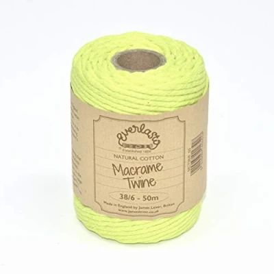 Afbeelding van Everlasto macramé garen, groen Spring Green, 4 mm, 50