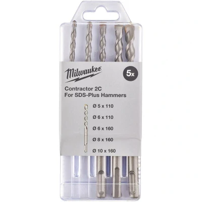 Afbeelding van Milwaukee Accessoires SDS+ Contractor Set 5 pc 4932471242