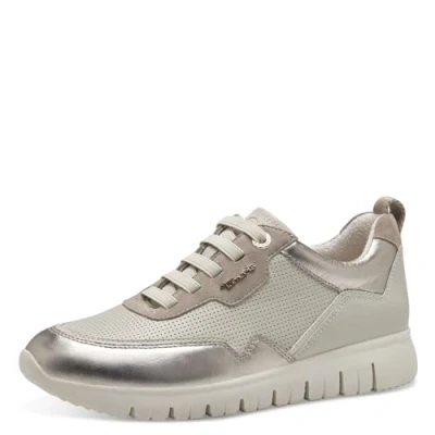 Afbeelding van Tamaris Sneakers laag, Dames, Maat: 38, Gold comb Leer/ synthetisch