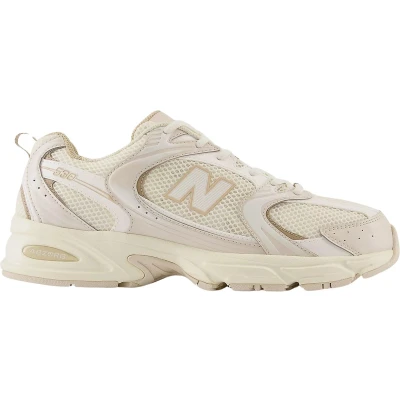 Afbeelding van New Balance dames 530 sneaker van mesh met leren details in de kleur Creme, maat: 37