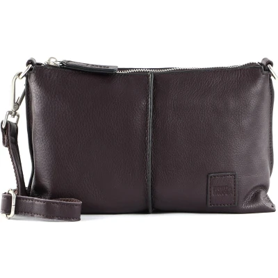 Afbeelding van FREDsBRUDER Leren Schoudertas FB Crossbody Dark Maroon Donkerbruin