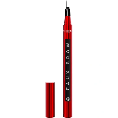 Afbeelding van L&#039;Oréal Paris Infaillible Faux Brow Dark Brunette Wenkbrauwpotlood Waterproof Volle en gedefinieerde wenkbrauwen 1 ST