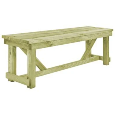 Afbeelding van Tuinbank 140 cm geïmpregneerd grenenhout