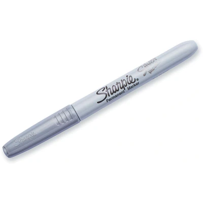 Afbeelding van Sharpie Permanente Marker Metallic, Fijne Punt, Zilver Permanent