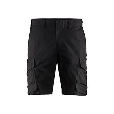 Afbeelding van Blaklader Industrie short met stretch 1446 1832 Zwart C50