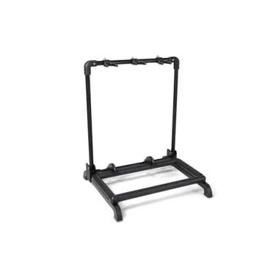 Afbeelding van GEWA gitaarstandaard Multi 3 gitaren, zwart, ook voor roundback GS 103B