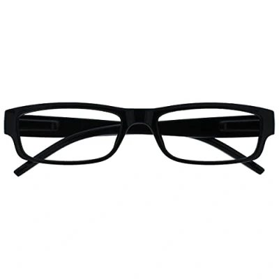 Afbeelding van The Reading Glasses Company Ace Volwassenen voor volwassenen, uniseks, Zwart, 1,00 Diottrie