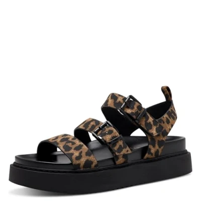 Afbeelding van Tamaris Dames 1 28401 44 sandalen, luipaard, 42 EU, EU