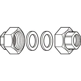 Afbeelding van Wilo pompkoppeling 1 x1 2 bi dr set 2st prijs per 4092741