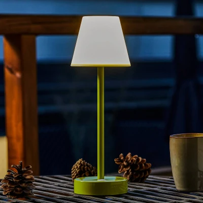 Afbeelding van Newgarden Lola Slim LED tafellamp accu, lime