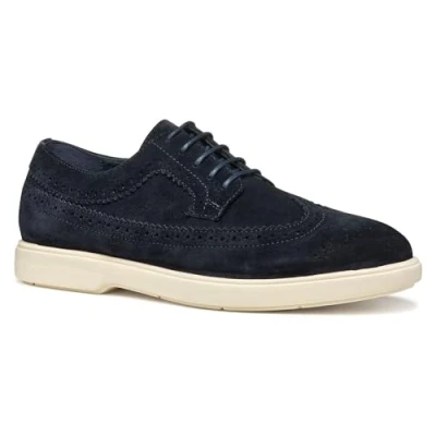 Afbeelding van Geox Spherica Veterschoenen, Heren, Maat: 40, Dark navy Leer