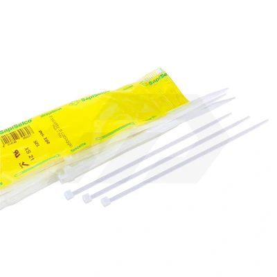 Afbeelding van Sapiselco Kabelbinders Wit 380x4,5mm Tie Wraps 100 Stuks
