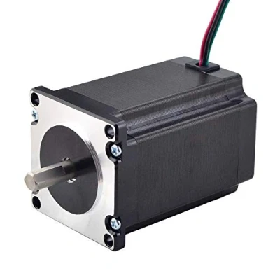 Afbeelding van STEPPERONLINE Nema 23 stappenmotor 2,4 Nm 4,0 A 57 x 82 mm 8 as 4 draden voor 3D printer/CNC freesmachine