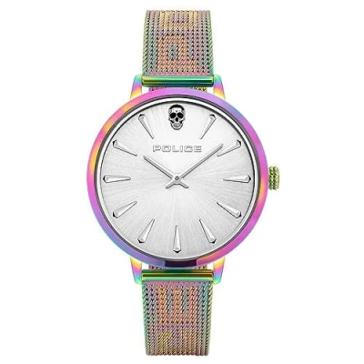 Afbeelding van Police Analog Quarz Horloge, Dames, Maat: One Size, Mehrfarbig