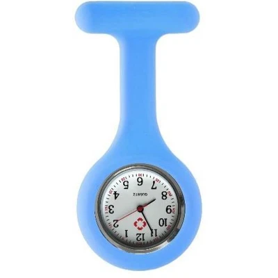 Afbeelding van Fako® Verpleegstershorloge Zusterhorloge Verpleegster Horloge Siliconen Uni Lichtblauw