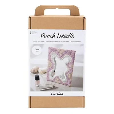 Afbeelding van Creativ Company Hobbyset Punch Needle Spiegel Versieren