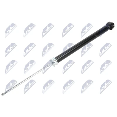 Afbeelding van NTY A FR 002 schokdemper Achteras Gasdruk Telescoop Pen bovenaan, Oog onderaan FORD: Fusion Station Wagon (JU2) 1.4, 1.6, 1.4 TDCi