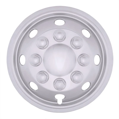 Afbeelding van AutoStyle 4 Delige Wieldoppenset Utah 15 inch zilver (extra bol)