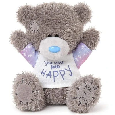 Afbeelding van Me to You Bee Happy Tatty Teddy (AP401020), Blauw, wit, roze