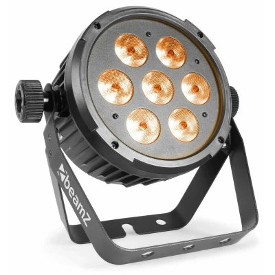 Afbeelding van BeamZ BT280 LED flatpar met 7x 10W RGBW_UV LED&#039;s incl. remote