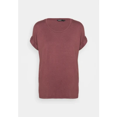 Afbeelding van ONLY Moster T shirt met relaxte pasvorm, roze/bruin, XL