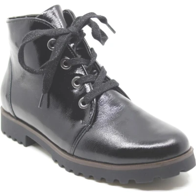 Afbeelding van Waldläufer Lak H Booty Boots Dames Zwart Maat 41,5