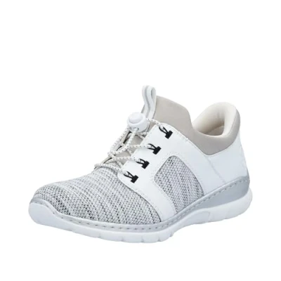 Afbeelding van Rieker Sportieve veterschoenen, Dames, Maat: 41, Grau Textiel