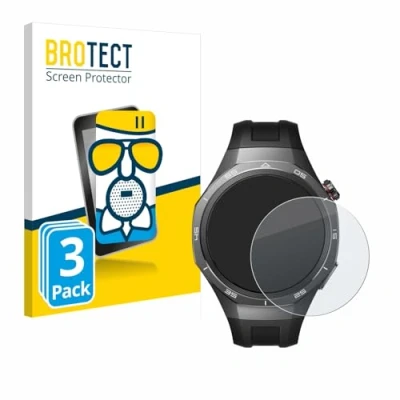 Afbeelding van BROTECT Antireflecterende Glas Screen Protector Mat voor Huawei Watch GT 5 Pro (46 mm) (3 Stuks) Schermbeschermer [Folie niet Gehard Glas]