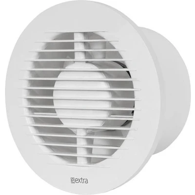 Afbeelding van Badkamerventilator 125 mm rond WIT met timer en vochtsensor EA125HT