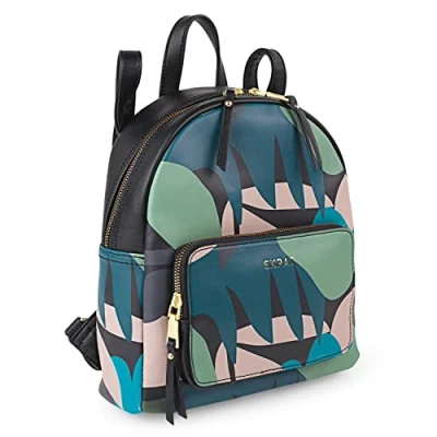 Afbeelding van SKPAT Sac Dos Sac. à Femme Élégant Chic Multipoches a Pratique Feminin Femme, Bladeren