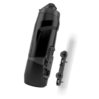 Afbeelding van Fidlock Bottle 800 zwart met connector Twist Plus Bike Base houder magnetische fiets flessenhouder drinkfles bekerhouder