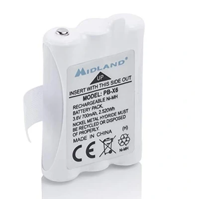 Afbeelding van PBX6 Battery pack voor Midland XT50/XT60 Ni MH 700 mAh 3.6V