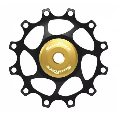 Afbeelding van SunRace Derailleurwiel 12t alloy goud