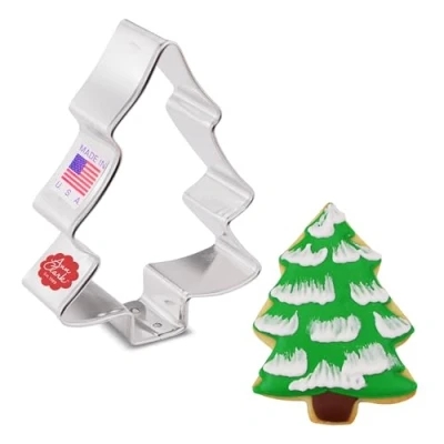 Afbeelding van Ann Clark Cookie Cutters Besneeuwde Boom Koekjessnijders, 8,9 cm