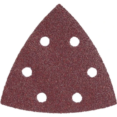 Afbeelding van Metabo schuurbladen (driehoek) 5 st. 93x93 mm P 80