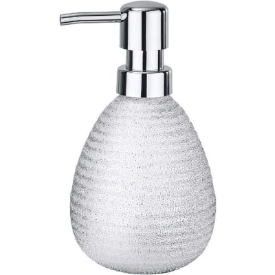 Afbeelding van Wenko Zeepdispenser Polaris 390 Ml 16,2 Cm Keramiek Zilver