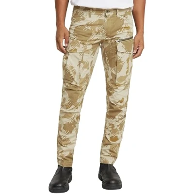 Afbeelding van G STAR Rovic 3D Cargobroek, Heren, Maat: 28x32, Dk brick gd glitch beach camo