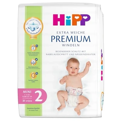 Afbeelding van Babyzacht luiers, Mini 2 Carry, verpakking van 3 stuks (3 x 1 31 stuks)