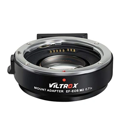 Afbeelding van VILTROX EF EOS M2 Autofocus Lens Adapter 0.71x Reducer Speed Booster voor Canon Mount naar M Spiegelloze Camera M3 M5 M6 M10 M50 M100
