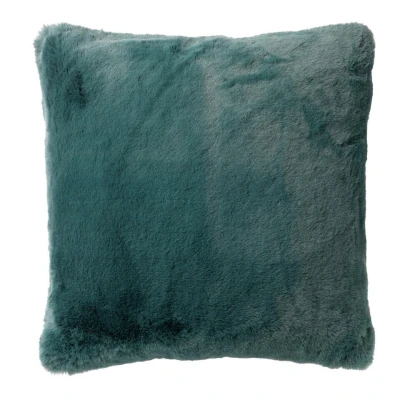 Afbeelding van Dutch Decor ZAYA Kussenhoes 45x45 cm bontlook effen kleur Sagebrush Green groen