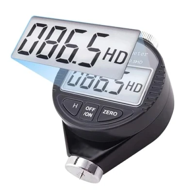 Afbeelding van Draagbare 0 100HD Shore D hardheidsmeter Meter Digitale hardheidsschaal voor rubber, banden, plastic, thermisch vloeren, bowlingbal met groot LCD scherm