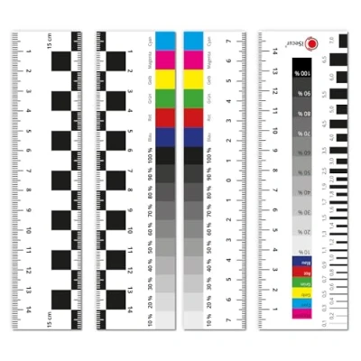 Afbeelding van iSecur Mag279 Set van 4 deskundigen liniaal, magnetisch, 15 cm, documentatiehulp, splijtmaat, scheurliniaal, auto