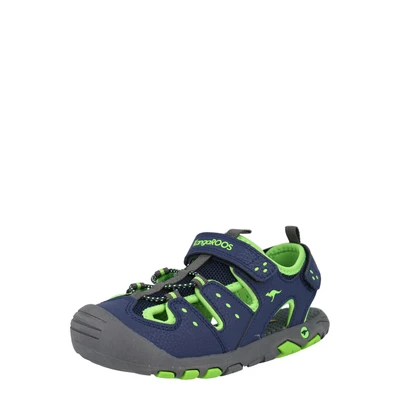 Afbeelding van KangaROOS K Trek sandalen voor jongens, Dk Navy Lime, 30 EU