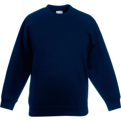 Afbeelding van Fruit Of The Loom Kids Unisex Klassieke 80/20 set in Sweater (2 stuks) (Donker Marine)
